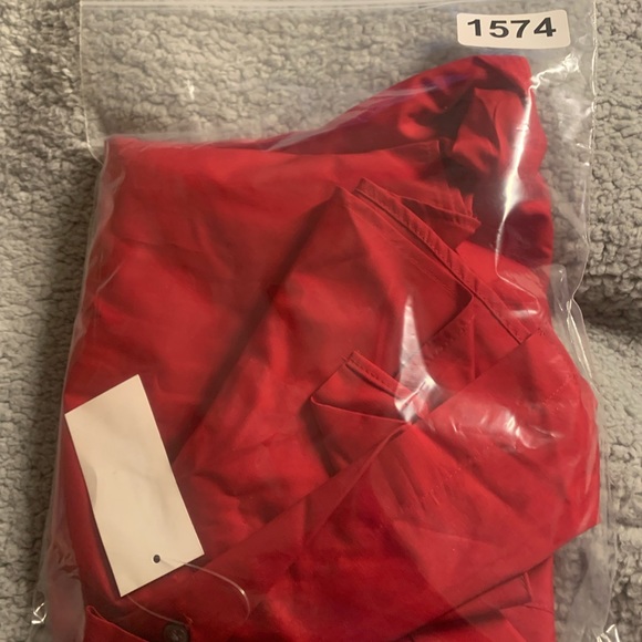 (1574) Van Heusen Men's Dress Shirt Fitted Poplin Solid 17 1/2 Neck 34/35 Sleeve - Picture 8 of 8